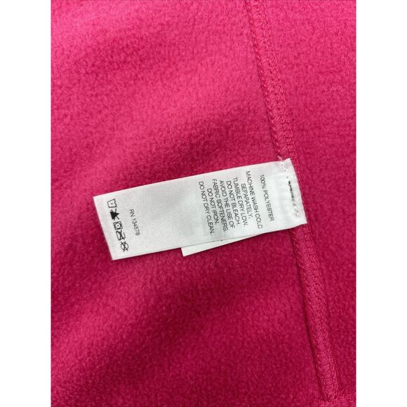 Vineyard Vines Vest Women's Size MEDIUM Pink Outdoors Zip Coat Fleece Ladies - Picture 9 of 10